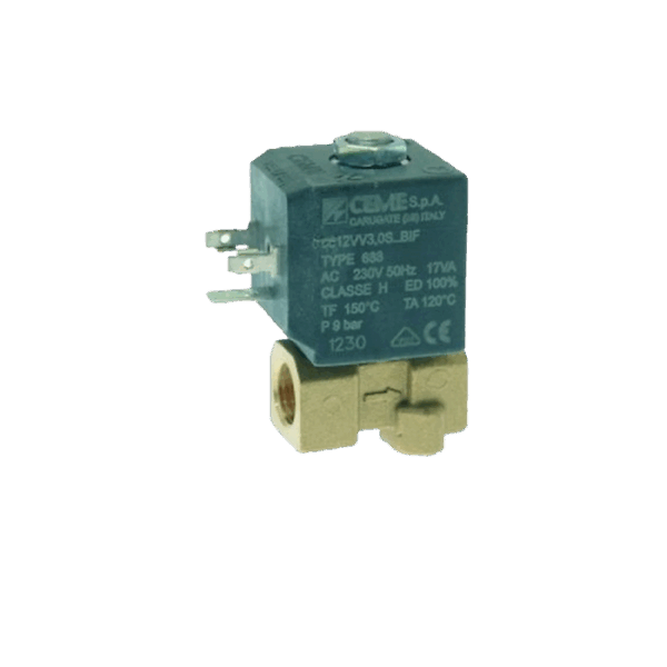 2 Yollu-Selenoid-Valf 1/4 230V/50HZ-Ceme