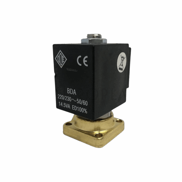 Selenoid Valf 2 Yollu Düz Taban 220-240V